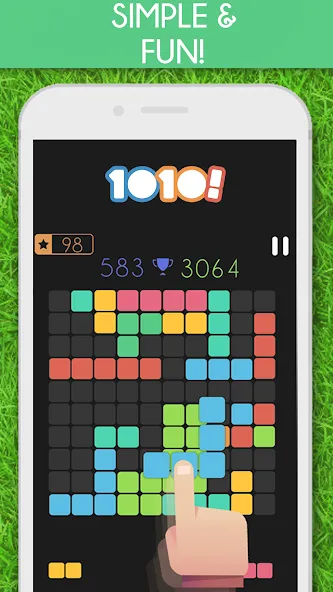 Скачать взломанную 1010! Block Puzzle Game  [МОД Много денег] — стабильная версия apk на Андроид screen 4