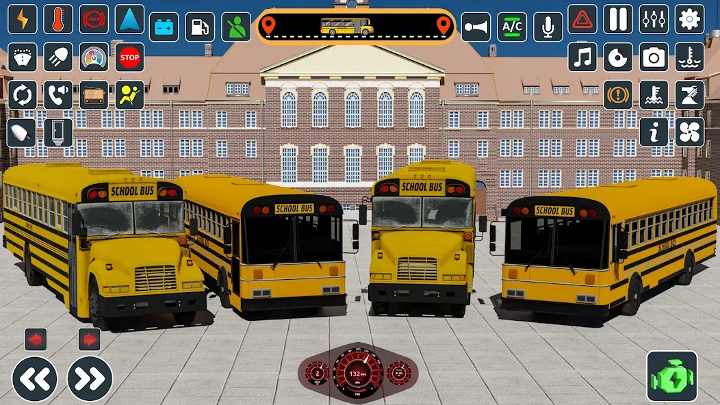 Скачать взлом School Bus 3d : City Bus Games (Школьный автобус симулятор игры на автобусе)  [МОД Много монет] — последняя версия apk на Андроид screen 1