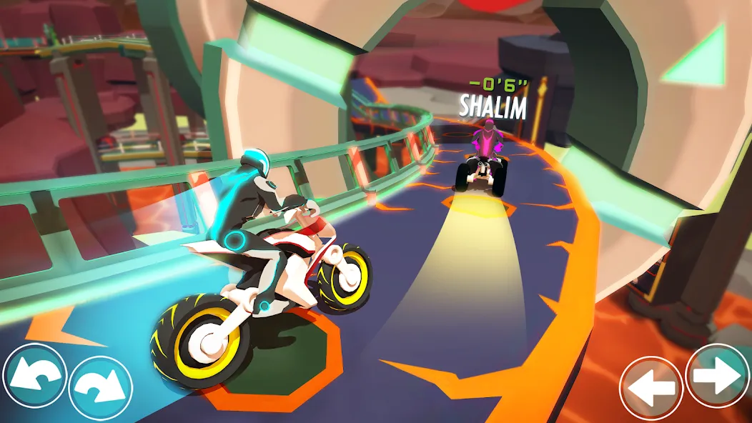 Скачать взлом Gravity Rider: Space Bike Race (Гравити Райдер)  [МОД Меню] — полная версия apk на Андроид screen 4