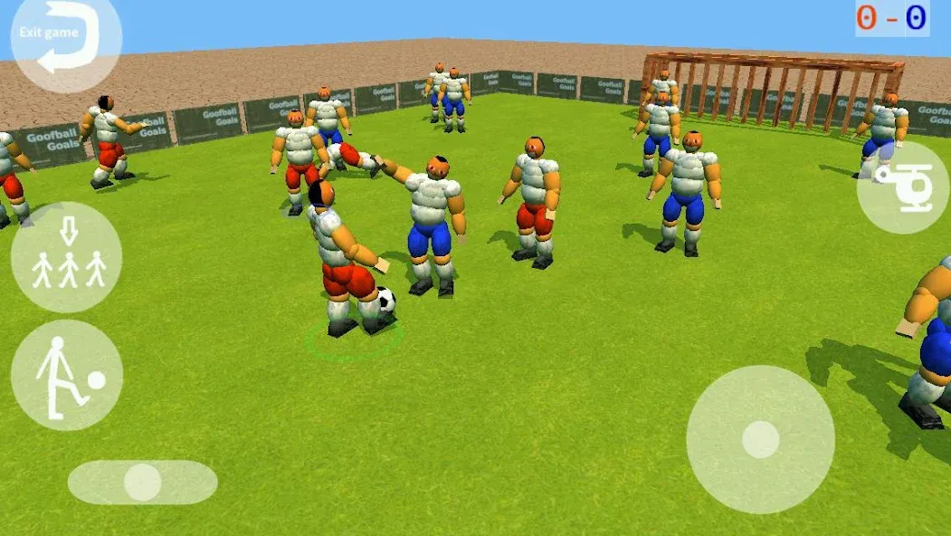 Скачать взломанную Goofball Goals Soccer Game 3D (Гуфбол Голз Соккер Гейм 3Д)  [МОД Бесконечные деньги] — стабильная версия apk на Андроид screen 1