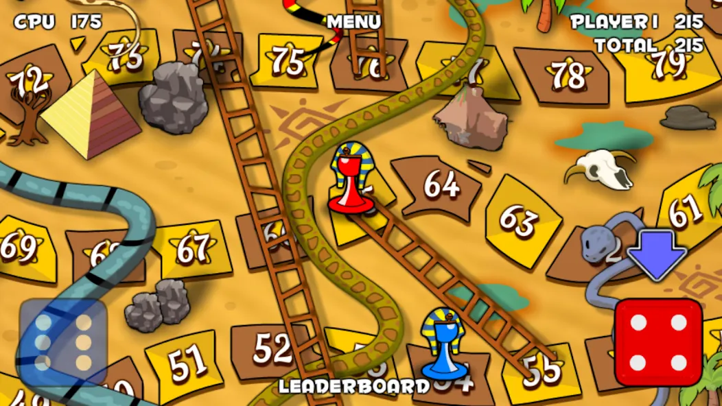 Скачать взлом Snakes and Ladders (Змеи и лестницы)  [МОД Mega Pack] — полная версия apk на Андроид screen 1