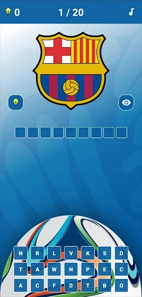 Скачать взлом Soccer Clubs Logo Quiz  [МОД Menu] — стабильная версия apk на Андроид screen 1