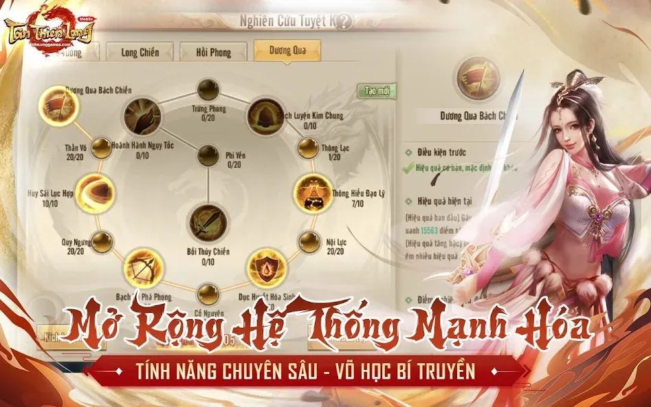 Взлом Tân Thiên Long Mobile  [МОД Меню] — последняя версия apk на Андроид screen 5