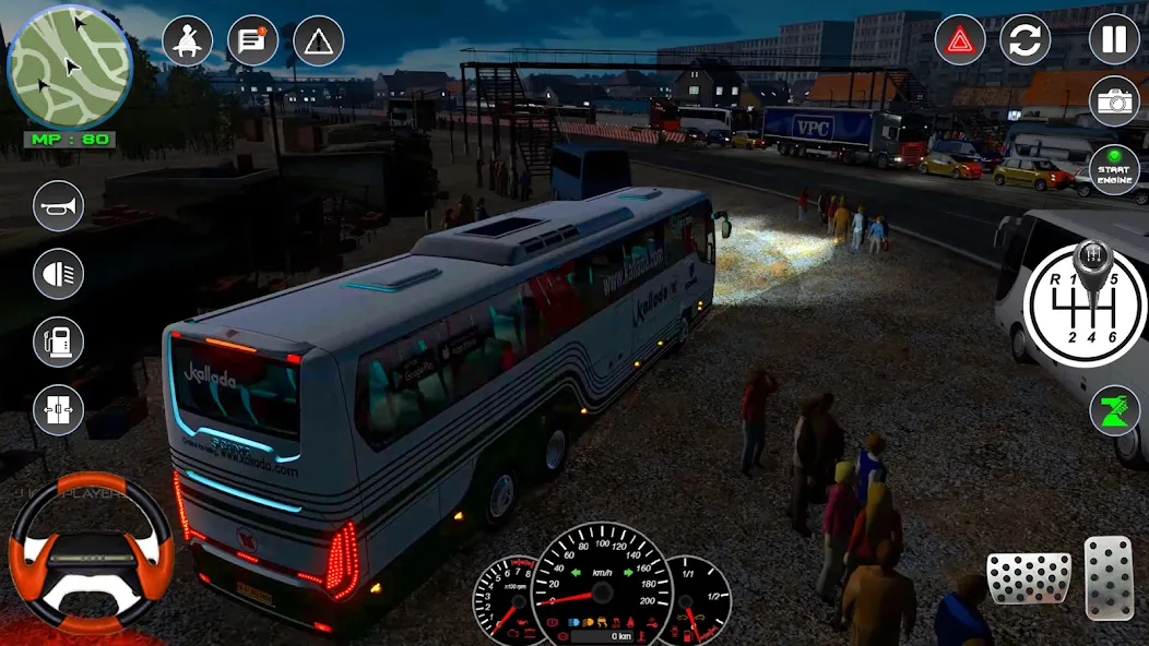 Скачать взломанную Bus Simulator 2023 — City Bus  [МОД Много денег] — полная версия apk на Андроид screen 1