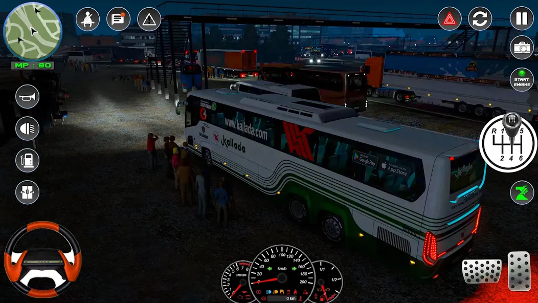 Скачать взломанную Bus Simulator 2023 — City Bus  [МОД Много денег] — полная версия apk на Андроид screen 2