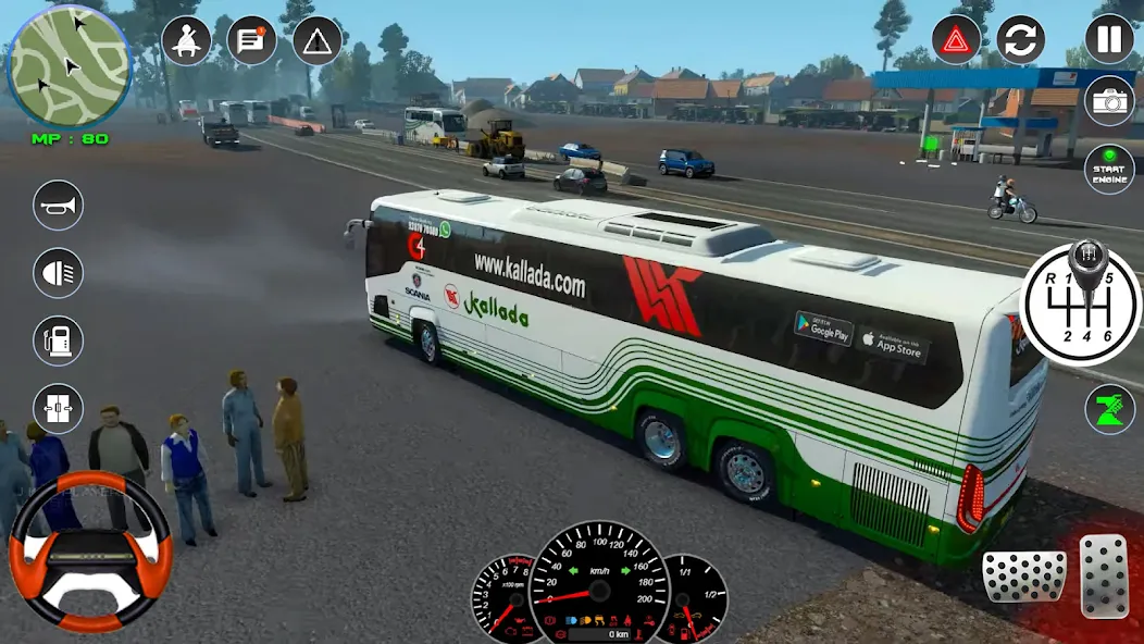 Скачать взломанную Bus Simulator 2023 — City Bus  [МОД Много денег] — полная версия apk на Андроид screen 4