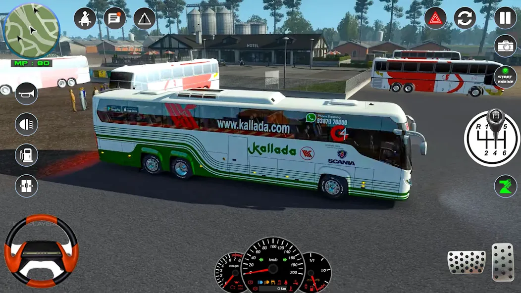 Скачать взломанную Bus Simulator 2023 — City Bus  [МОД Много денег] — полная версия apk на Андроид screen 5