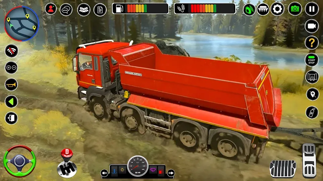 Скачать взломанную Offroad Mud Truck Simulator 3D  [МОД Много денег] — полная версия apk на Андроид screen 4