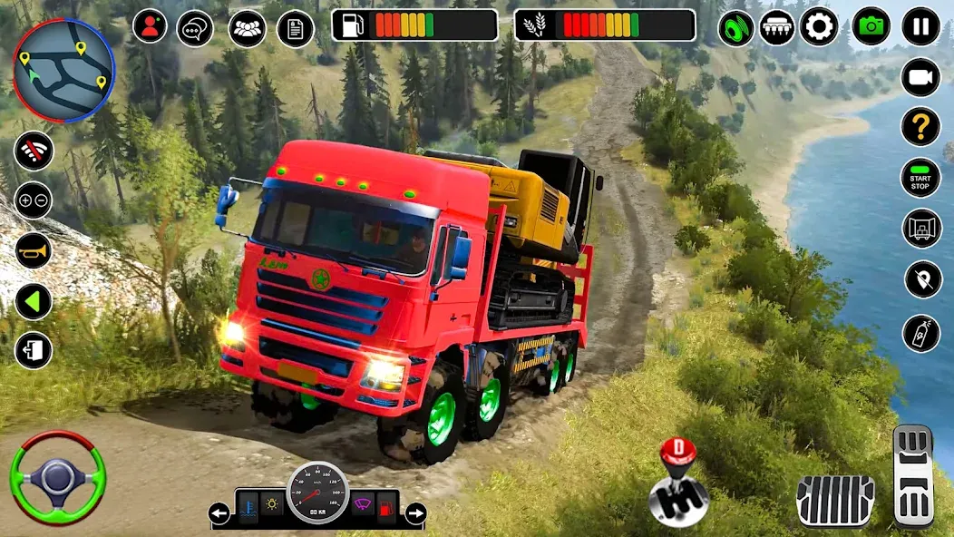 Скачать взломанную Offroad Mud Truck Simulator 3D  [МОД Много денег] — полная версия apk на Андроид screen 5