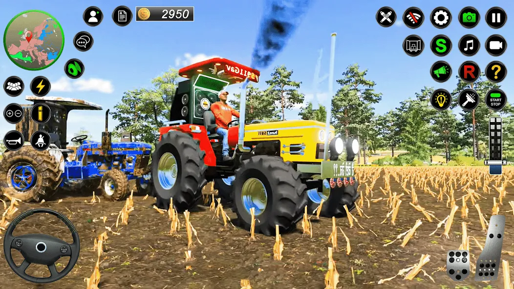 Взломанная Real Farmer Tractor Drive Game (Фармер Трактор 3Д Фермерские Игры)  [МОД Бесконечные монеты] — последняя версия apk на Андроид screen 5