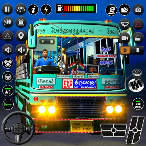 Взлом Real Passenger Bus Driving Sim  [МОД Unlocked] — последняя версия apk на Андроид screen 1