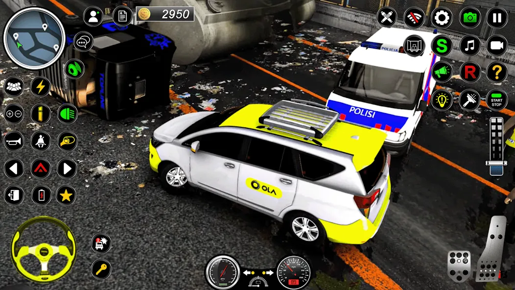 Взлом City Taxi Games Taxi Simulator (Русские такси игры на автомобилях)  [МОД Бесконечные деньги] — последняя версия apk на Андроид screen 2