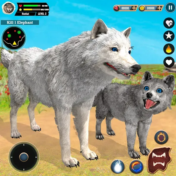 Взлом Wild Wolf Simulator Games  [МОД Menu] — стабильная версия apk на Андроид screen 1