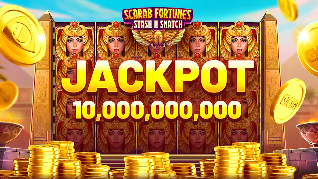 Скачать взлом GSN Casino: Slot Machine Games (ГСН Казино)  [МОД Все открыто] — полная версия apk на Андроид screen 5