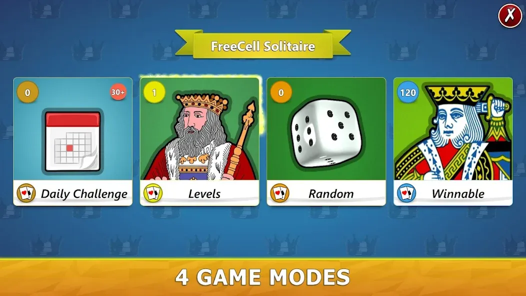 Взлом FreeCell Solitaire — Card Game  [МОД Много денег] — последняя версия apk на Андроид screen 3