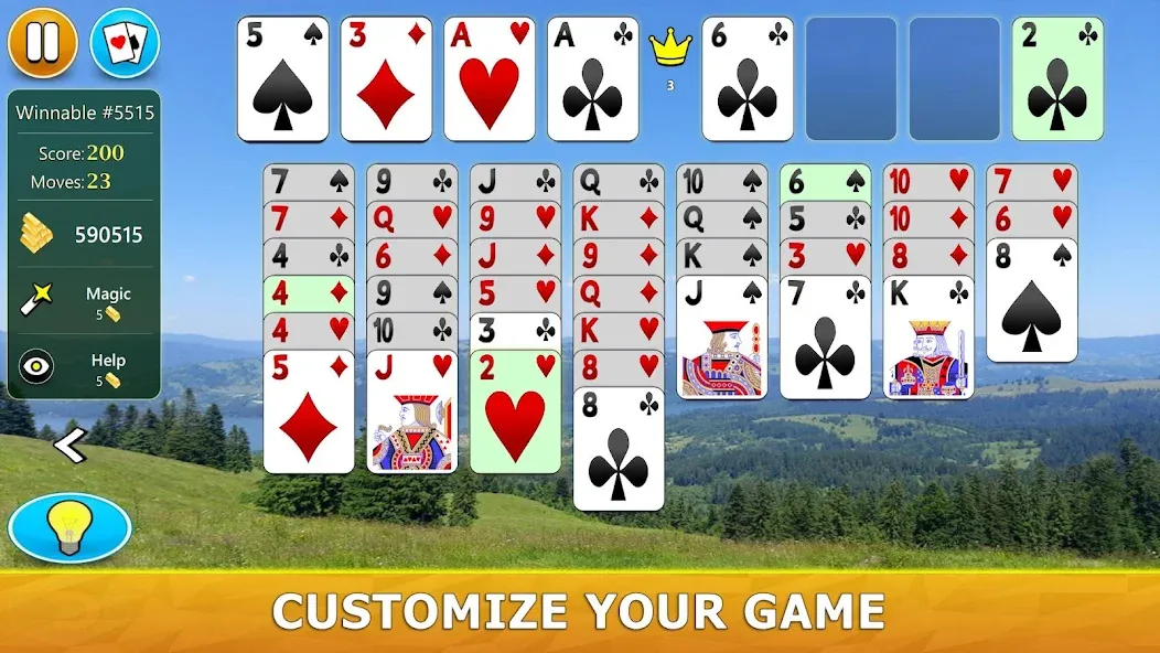 Взлом FreeCell Solitaire — Card Game  [МОД Много денег] — последняя версия apk на Андроид screen 4