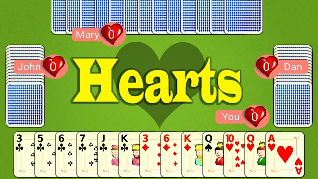 Взломанная Hearts Mobile  [МОД Menu] — последняя версия apk на Андроид screen 1