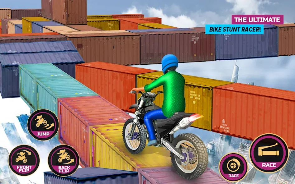 Взломанная Racing Bike Stunt Games Master (Гонки на мотоциклах Мастер игр в трюки)  [МОД Бесконечные деньги] — полная версия apk на Андроид screen 5