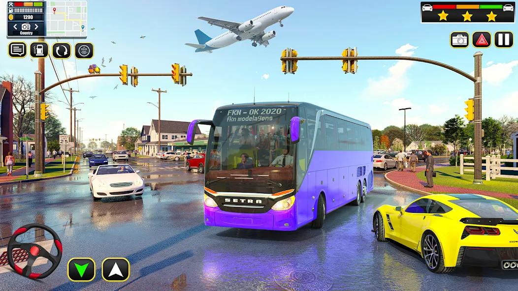 Взлом City Bus Simulator Bus Games (Сити Бас Симулятор Бас Игры)  [МОД Menu] — последняя версия apk на Андроид screen 2