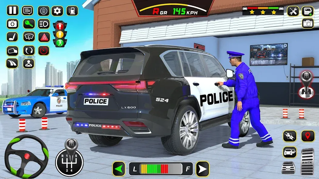 Взлом Police Car Driving School Game (Полицейская школа вождения автомобилей)  [МОД Бесконечные монеты] — последняя версия apk на Андроид screen 2