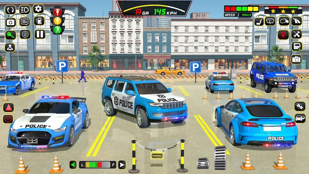 Взлом Police Car Driving School Game (Полицейская школа вождения автомобилей)  [МОД Бесконечные монеты] — последняя версия apk на Андроид screen 5