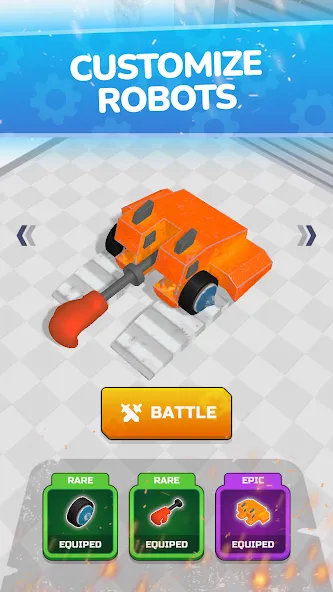 Взлом Scrap Robot Fighting (Скрап Робот Файтинг)  [МОД Бесконечные монеты] — полная версия apk на Андроид screen 1