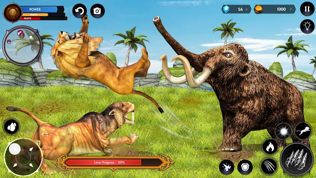 Взломанная Lion Simulator Wild Lion Games  [МОД Unlimited Money] — стабильная версия apk на Андроид screen 5