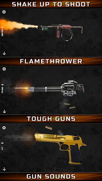 Скачать взлом Gun Simulator : Tough Guns  [МОД Все открыто] — последняя версия apk на Андроид screen 1