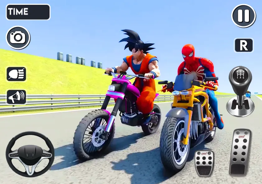 Скачать взлом Spider Bike Stunt 3D Mega Ramp  [МОД Много денег] — последняя версия apk на Андроид screen 3