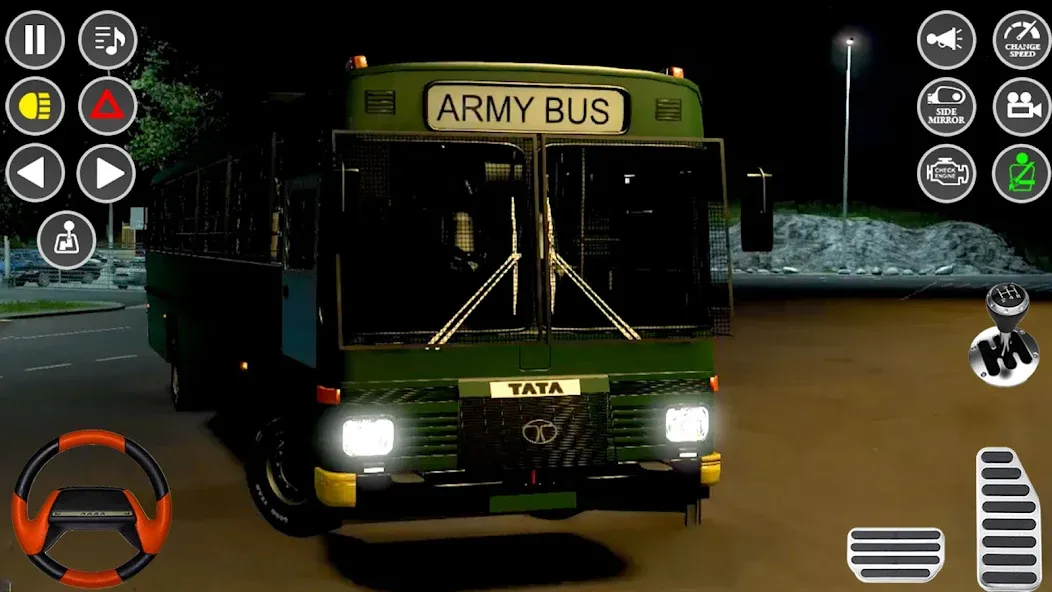 Взлом US Military Coach Simulator 3D  [МОД Unlimited Money] — стабильная версия apk на Андроид screen 1