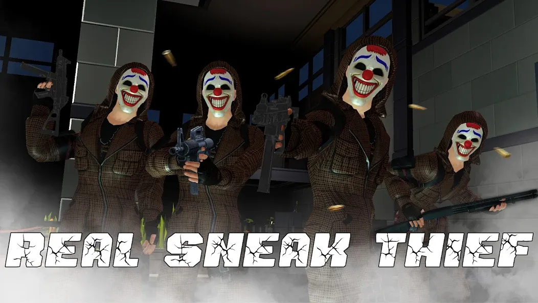 Скачать взлом Real Sneak Thief Simulator 3D  [МОД Mega Pack] — полная версия apk на Андроид screen 4