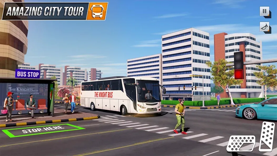 Скачать взломанную Modern Bus Simulator: Bus Game  [МОД Много денег] — полная версия apk на Андроид screen 3