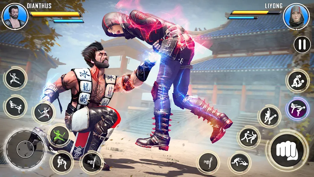 Взлом Kung Fu karate: Fighting Games  [МОД Menu] — стабильная версия apk на Андроид screen 5