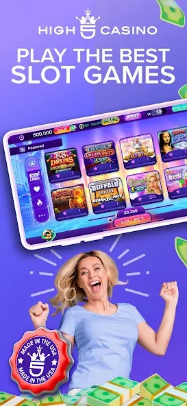 Взломанная High 5 Casino: Real Slot Games (Хай 5 Казино)  [МОД Меню] — полная версия apk на Андроид screen 1