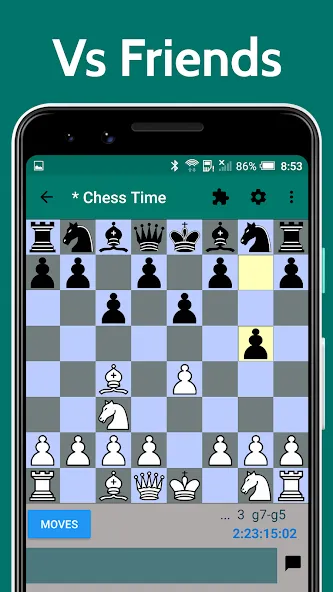 Скачать взломанную Chess Time — Multiplayer Chess (Чесс Тайм)  [МОД Много монет] — последняя версия apk на Андроид screen 3