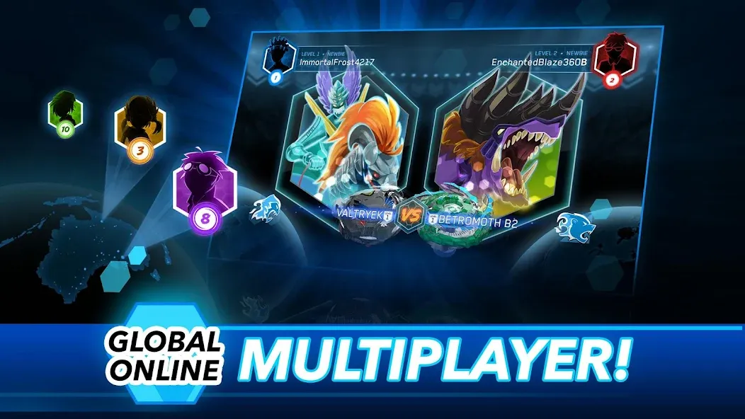 Скачать взломанную BEYBLADE BURST app (Бейблейд Брст приложение)  [МОД Меню] — последняя версия apk на Андроид screen 3