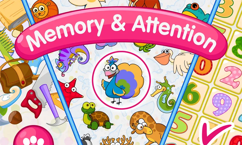 Скачать взлом Memory & Attention Training  [МОД Mega Pack] — последняя версия apk на Андроид screen 1