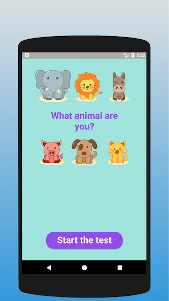 Взлом What animal are you? Test  [МОД Меню] — последняя версия apk на Андроид screen 1