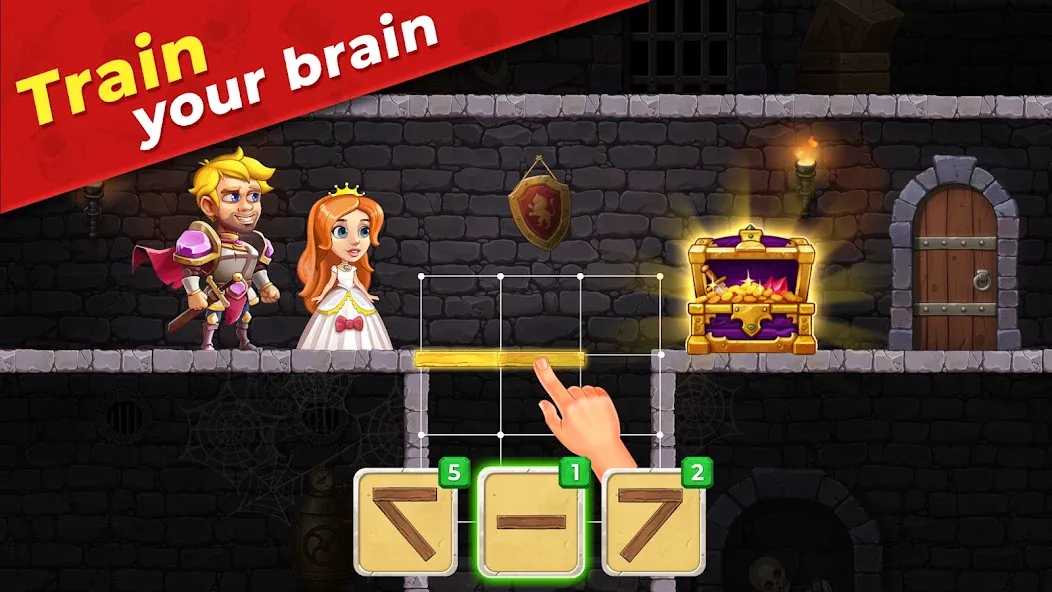 Скачать взломанную Mr. Knight: Pin Puzzles  [МОД Много монет] — последняя версия apk на Андроид screen 2