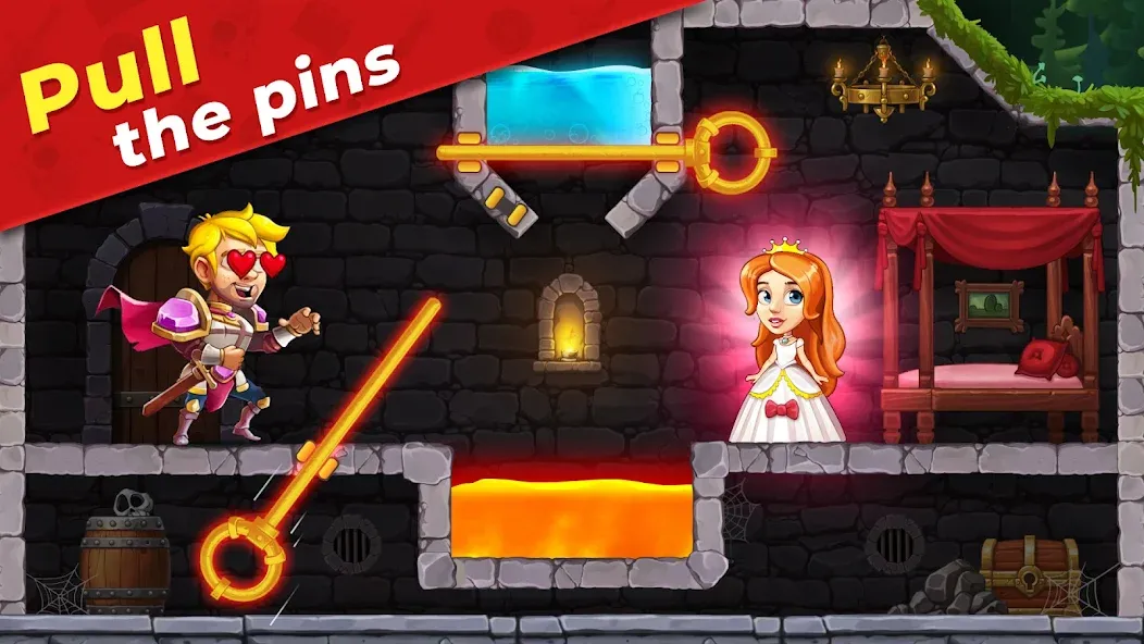 Скачать взломанную Mr. Knight: Pin Puzzles  [МОД Много монет] — последняя версия apk на Андроид screen 4