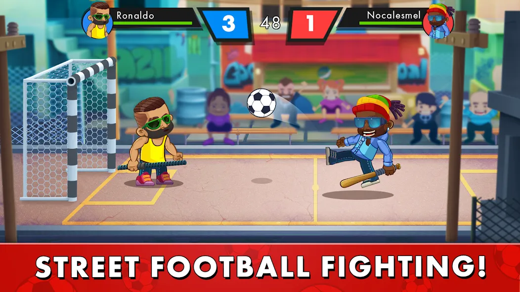 Взлом Street Soccer：Ultimate Fight  [МОД Бесконечные деньги] — последняя версия apk на Андроид screen 1