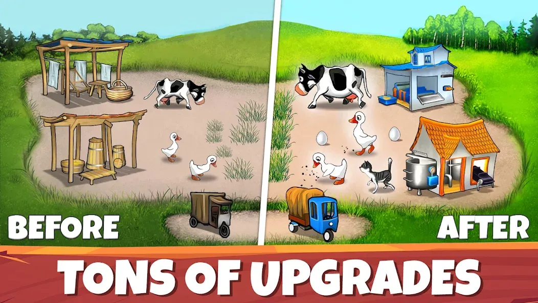 Взломанная Farm Frenzy：Legendary Classics  [МОД Unlimited Money] — последняя версия apk на Андроид screen 2