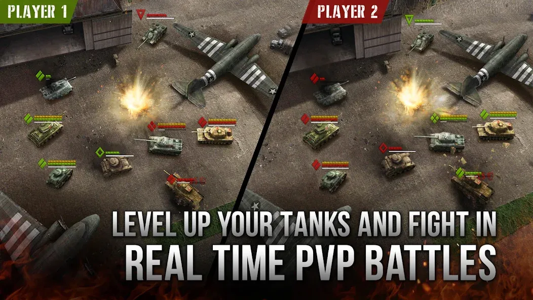 Взломанная Armor Age: WW2 tank strategy (Армор Эйдж)  [МОД Unlimited Money] — стабильная версия apk на Андроид screen 3