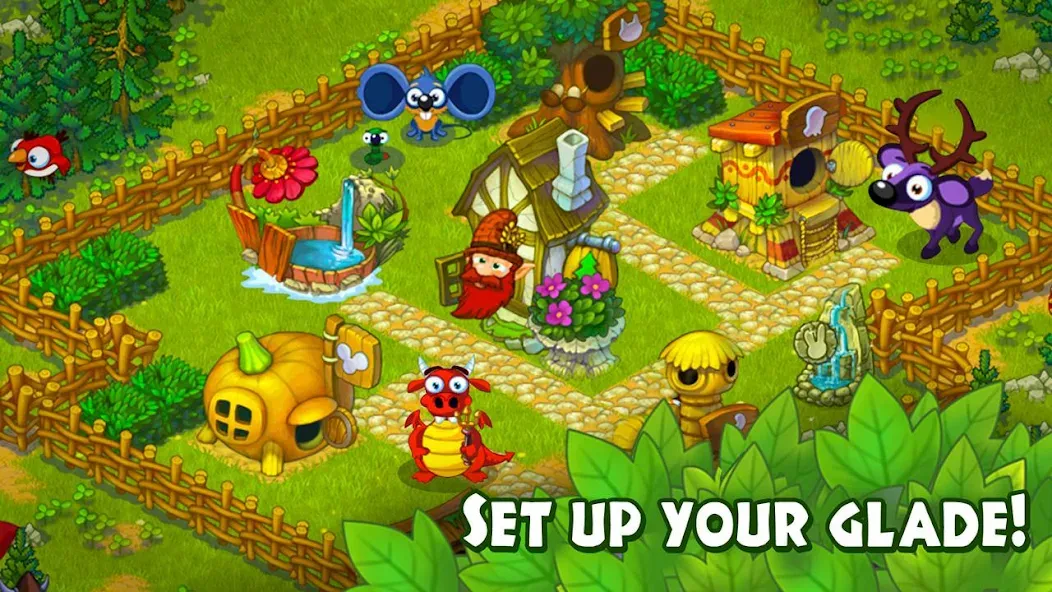 Скачать взломанную Animal Village: Forest Ranch  [МОД Mega Pack] — полная версия apk на Андроид screen 1