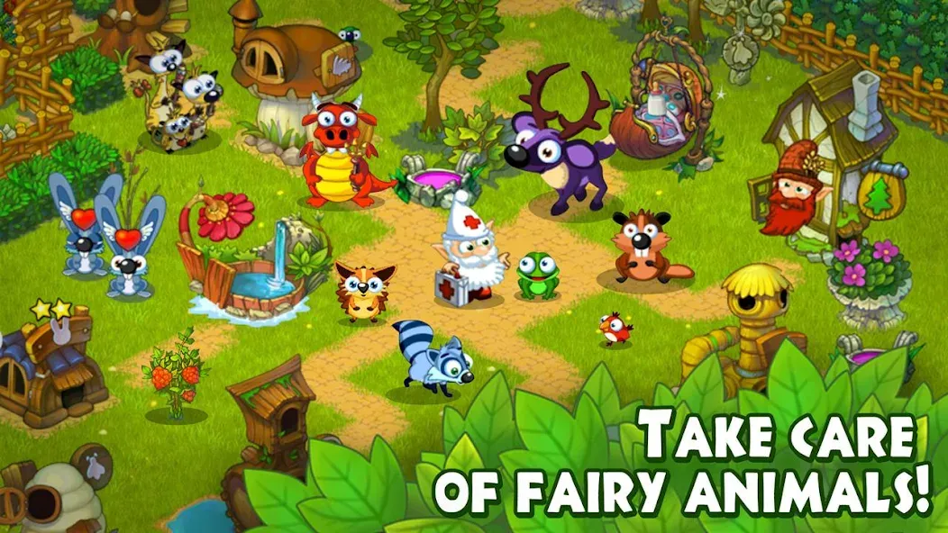 Скачать взломанную Animal Village: Forest Ranch  [МОД Mega Pack] — полная версия apk на Андроид screen 3