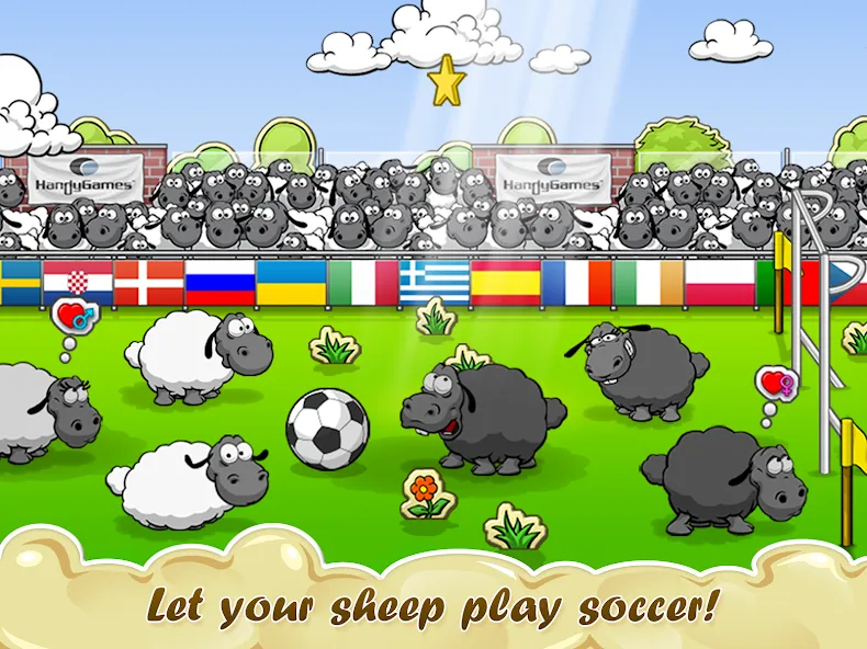 Взломанная Clouds & Sheep  [МОД Много денег] — стабильная версия apk на Андроид screen 4