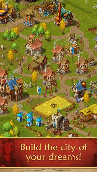 Скачать взлом Townsmen  [МОД Бесконечные монеты] — последняя версия apk на Андроид screen 2