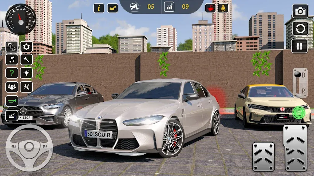 Скачать взлом Super Car Parking 3d Games  [МОД Много монет] — последняя версия apk на Андроид screen 3