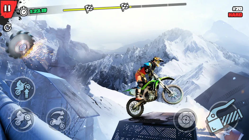 Взломанная Trial Mania: Dirt Bike Games (Трайал Мания)  [МОД Menu] — полная версия apk на Андроид screen 3