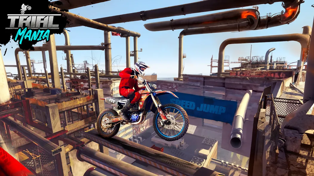 Взломанная Trial Mania: Dirt Bike Games (Трайал Мания)  [МОД Menu] — полная версия apk на Андроид screen 4